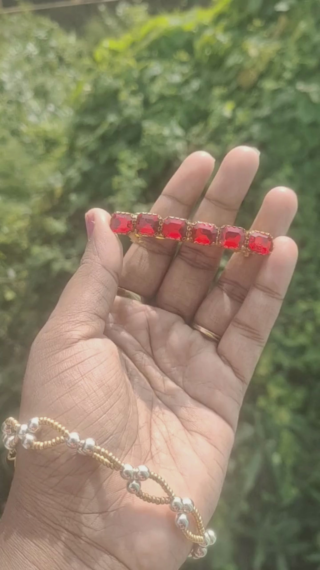 Crystal Stone Centre Clip (Small)